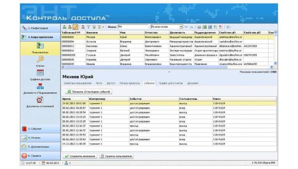 Энт контроль доступа - клиентская часть программного обеспечения для СКУД ЭРА