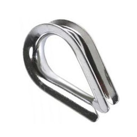 Коуш стальной DKC CM621003, оцинкованный, под трос D2-D3