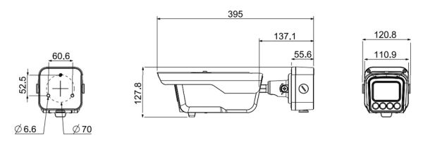 ANPR видеокамера 4Мп Dahua DHI-ITC413-PW4D-IZ1(868MHz) с распознаванием автомобильных номеров