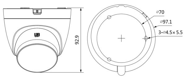 Уличная HD-CVI видеокамера 2Мп Dahua DH-HAC-HDW1239TLQP-IL-A-0280B-S2