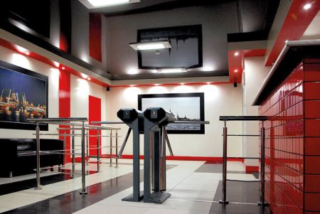 Электронная проходная PERCo-KT02.9 с планками Электронная проходная PERCo-KT02.9 с планками