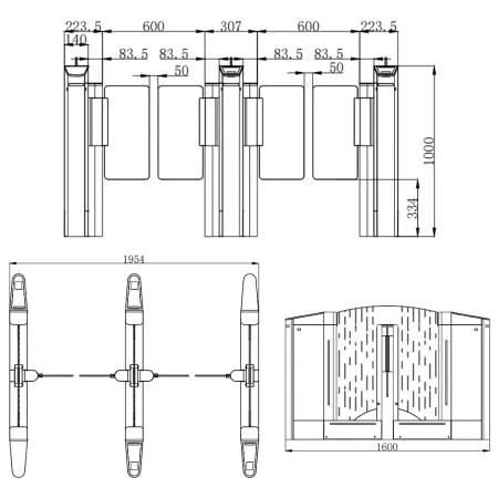 Турникет распашной Avix Tango (AV.SG.6628)