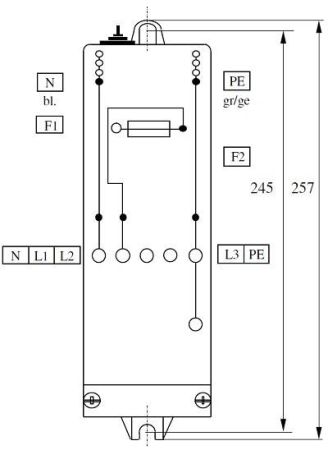 Соединительная коробка для сетей освещения EK 340 G2S-2d