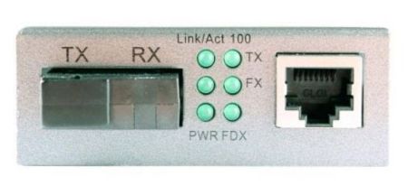 Оптический медиаконвертер Ethernet Osnovo OMC-100-11S5b до 20 км