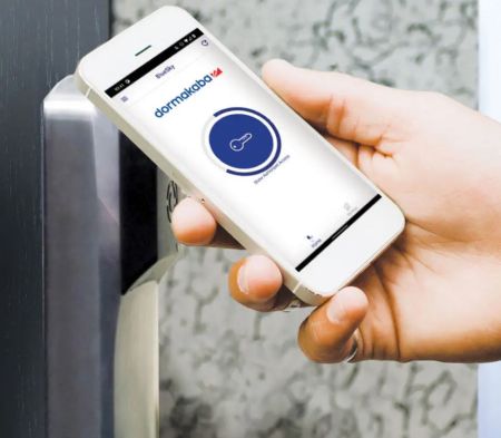 Электронный замок dormakaba Saflok RT Plus ESM, c BLE, матовый хром (79PS03012EF32-626)