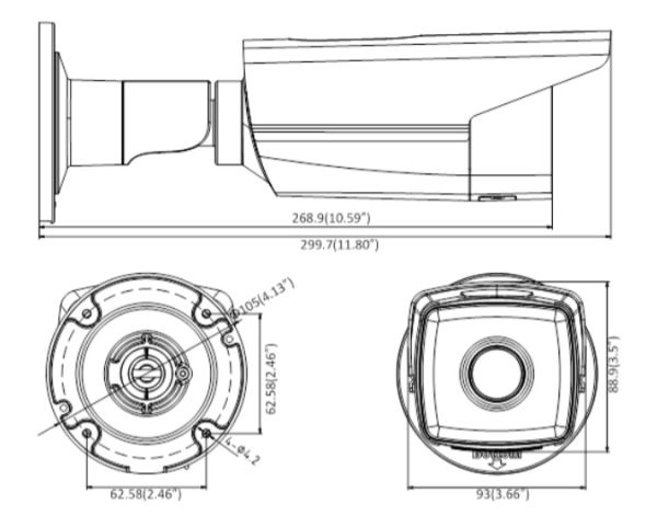 Уличная IP-видеокамера 2 Мп HikVision DS-2CD2T25FWD-I8 (2.8 мм)
