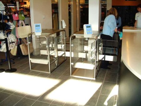 Роторный двухлопастной полуростовой турникет Gotschlich Vario 1100 E-180 (6VAR11E2A)