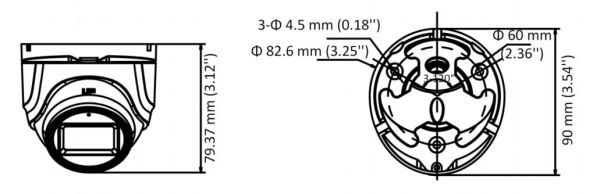 Уличная 5Мп HD-TVI видеокамера HiWatch DS-T503A (2.8 мм) с микрофоном