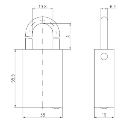 Навесной замок dormakaba VHS/90 matrix plus, высота дужки 25 мм, 2 ключа Навесной замок dormakaba VHS/90 matrix plus, высота дужки 25 мм, 2 ключа