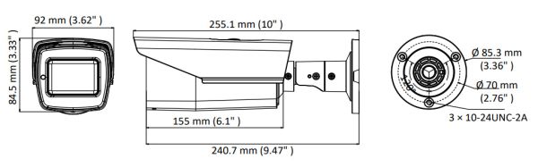 Уличная HD-TVI видеокамера 8Мп HikVision DS-2CE19U7T-AIT3ZF (2.7-13.5 мм) с EXIR-подсветкой до 80м