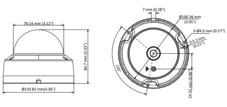 Антивандальная HD-TVI видеокамера 8 Мп HikVision DS-2CE57U7T-VPITF (2.8 мм) с EXIR-подсветкой до 30м Антивандальная HD-TVI видеокамера 8 Мп HikVision DS-2CE57U7T-VPITF (2.8 мм) с EXIR-подсветкой до 30м