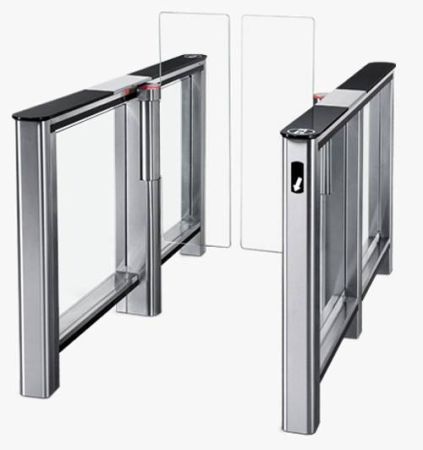 Комплект крышек PERCo STС-01GS (2шт.) из закаленного стекла c вставкой из нержавеющей стали для турникета ST-01