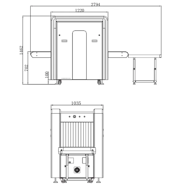 Рентгеновский интроскоп ZKTeco ZKX6550 двухэнергетический для ручной клади Рентгеновский интроскоп ZKTeco ZKX6550 двухэнергетический для ручной клади