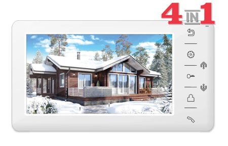 Монитор видеодомофона c кнопочным управлением TANTOS Amelie HD (белый) Монитор видеодомофона c кнопочным управлением TANTOS Amelie HD (белый)