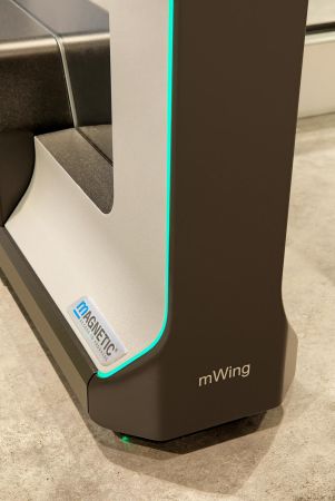 Распашной турникет Magnetic mWing с закаленными створками 600 мм