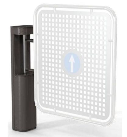 Калитка электромеханическая двухсторонняя Ростов-Дон К32ДМ (без дуги)