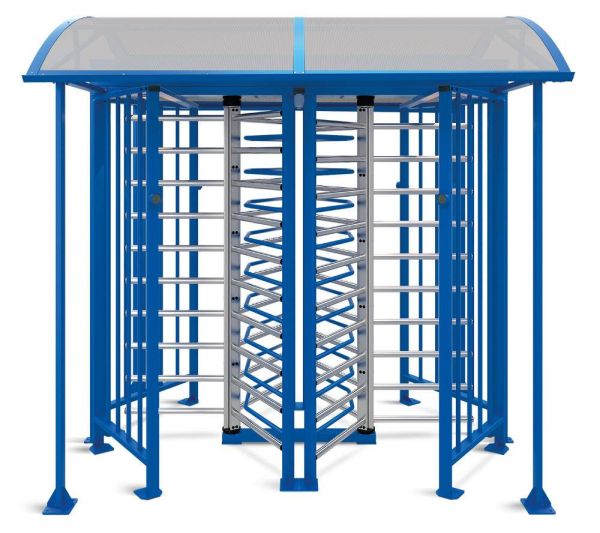 Турникет полноростовой двухпроходной PERCo-RTD-20.1S уличный с электроприводом