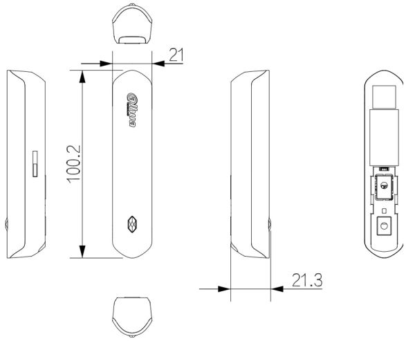 Беспроводной модуль дополнительного входа Dahua DHI-ARM310-W2(868)