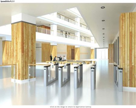 Автоматизированная проходная Gunnebo SpeedStile FL EV с корпусом 1500 мм