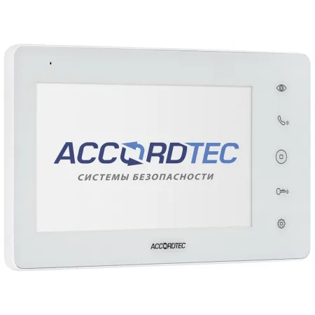 Монитор видеодомофона AccordTec AT-VD720W WH