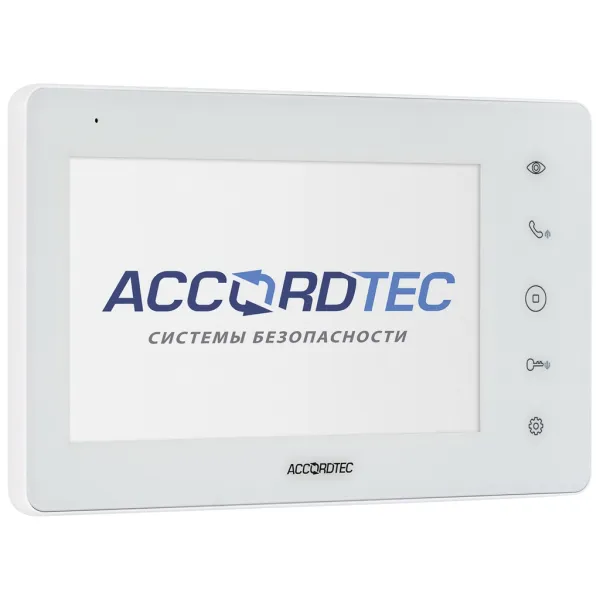Монитор видеодомофона AccordTec AT-VD720W WH