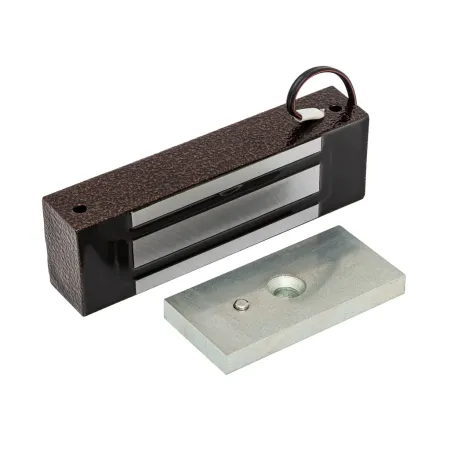 Электромагнитный замок AccordTec ML-300KB с уголком, коричневый Электромагнитный замок AccordTec ML-300KB с уголком, коричневый