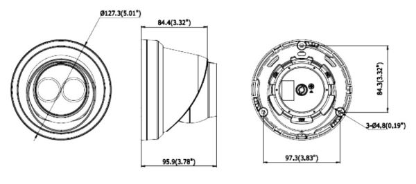 Уличная IP-видеокамера 4Мп HikVision DS-2CD2343G0-I (4 мм), черная