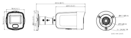 IP-видеокамера 2Мп ColorVu HikVision DS-2CD2027G2-LU(C) (6 мм) с LED-подсветкой до 40 м