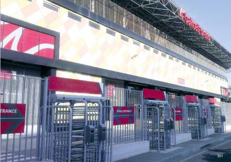 Турникет полноростовой Came Guardian BTX 400 (001PSGS4B), уличный из окрашенной стали