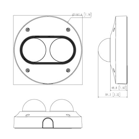 Видеомодуль Wisenet SLA-2M3602D 2Мп f=3,6 мм для камеры PNM-7002VD