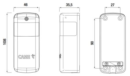 Комплект накладных регулируемых фотоэлементов Came DXR20CAP, 20 м (806TF-0110)