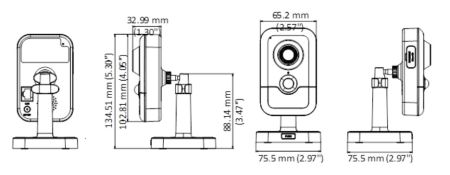 Компактная IP-видеокамера 4Мп HikVision DS-2CD2443G0-I (4 мм) с EXIR-подсветкой Компактная IP-видеокамера 4Мп HikVision DS-2CD2443G0-I (4 мм) с EXIR-подсветкой