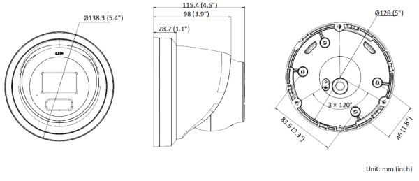 Уличная IP-видеокамера 4Мп HikVision DS-2CD2347G2H-LIU (2.8 мм) с двумя подсветками и технологией ColorVu