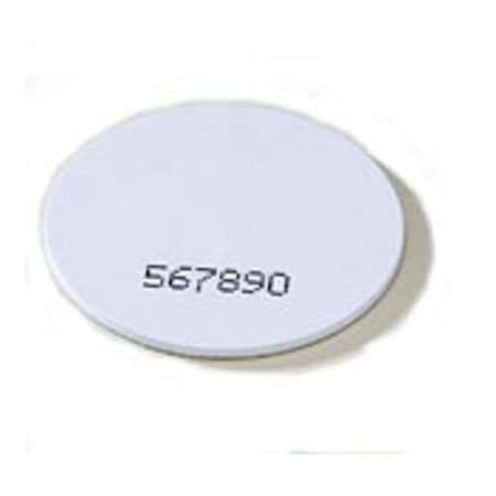 Бесконтактная метка Mifare 1K, диск белый D25, ПВХ пластик