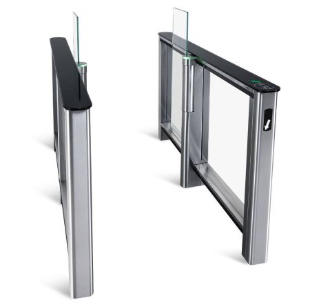 Турникет PERCo-ST-01 "Скоростной проход" с распашными створками увеличенной высоты PERCo-ATG-300H (ширина створки 300 мм, высота 1300 мм)