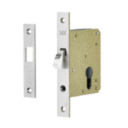 Механический замок dormakaba 400 /55/ F=22 прям. с ответной планкой, для раздвижных дверей