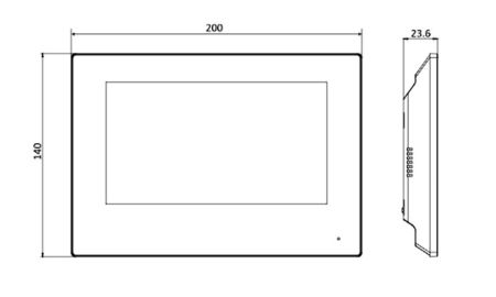 Гибридный IP-видеодомофон с 7″ дисплеем HiWatch VDP-H3212W