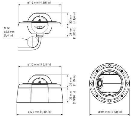 Тепловизионный блок модульной камеры Axis FA4090-E 4 мм