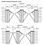 Турникет раздвижной двухпроходной Came Sliding Gate GL90, 550+900 мм (SGL55-90)
