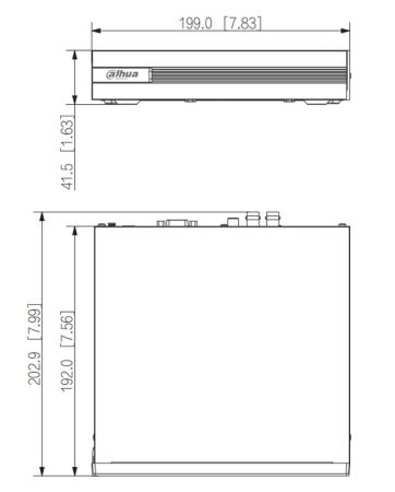 4-канальный HDCVI-видеорегистратор Dahua DH-XVR1B04-I