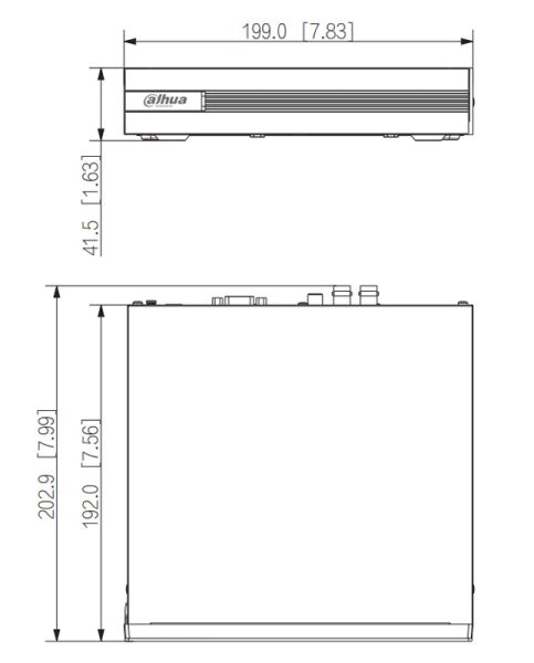 4-канальный HDCVI-видеорегистратор Dahua DH-XVR1B04-I