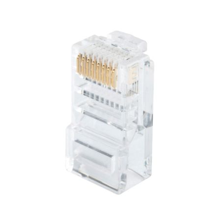 Разъем RJ-45 под витую пару, категория 5e Hyperline PLUG-8P8C-U-C5-100 (100 шт.)
