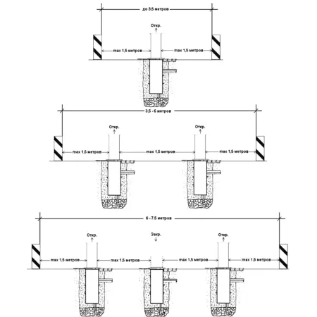 Гидравлический боллард Сатурн Конверсия 320-18 мм