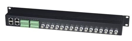 Приёмопередатчик 16-канальный HDCVI/TVI/AHD SC&T TPP016HD по витой паре CAT5e/6 до 300м
