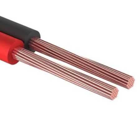 Шнур соединительный для видео/аудиосистем Rexant ШВПМ 2х0,50 мм