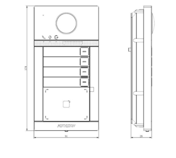 Вызывная панель Wi-Fi HikVision DS-KV8413-WME1(C)