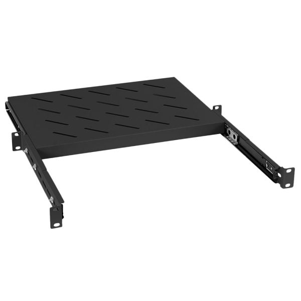 Полка выдвижная 19" Cabeus JE05-600-BK для шкафов и стоек глубиной 600 мм