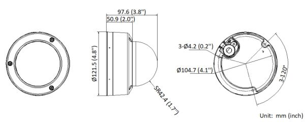 Уличная IP-камера ColorVu 8Мп Hikvision DS-2CD2187G2-LSU(C) (4 мм) с AcuSense и LED-подсветкой до 30м