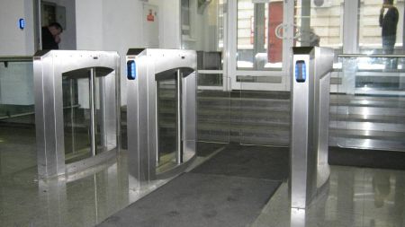 Боковой модуль распашного турникета Gotschlich Selection DF (550мм, высота 1250мм) (6SEL1EC12M/S)