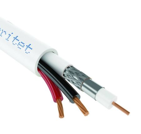 Кабель комбинированный Паритет КВК-В-2э 2х0,75 для видеонаблюдения
